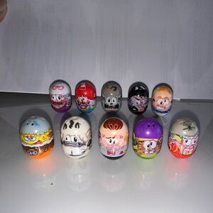 Cartoon Character Egg Toy Set - Multicolor